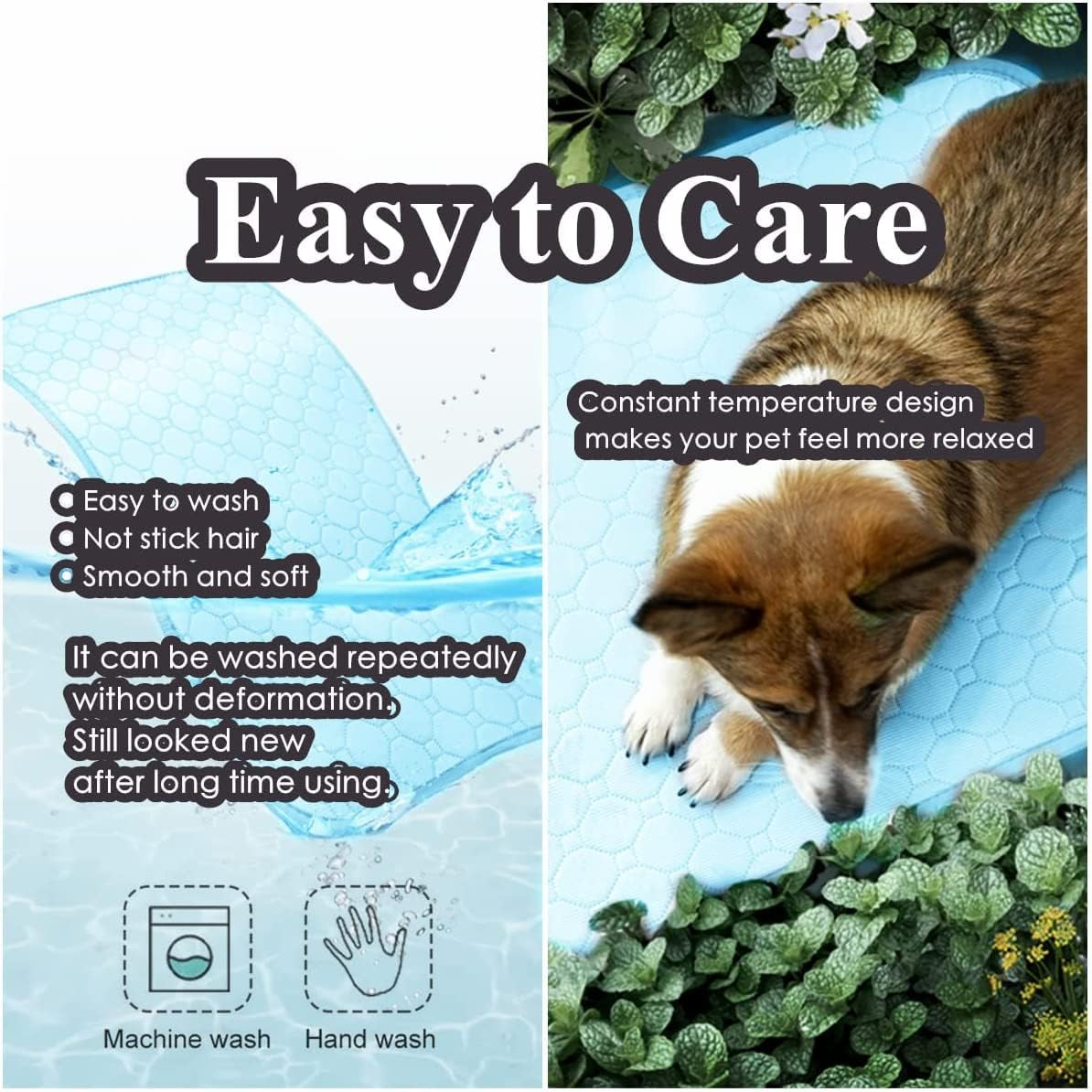 Pet Cooling Mat, 2X-Large, 27.5 X 39.0 In, Mesh, No Water or Electricity Needed, Safe, Portable, Foldable, Easy to Use, Designed for Large Dogs and Cats, 3 Years Warranty