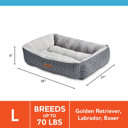 Lounger Pet Bed, Large, 36" X 27"