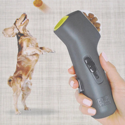 "Interactive Treat Launcher: The Ultimate Pet Training Toy for Outdoor Fun!"